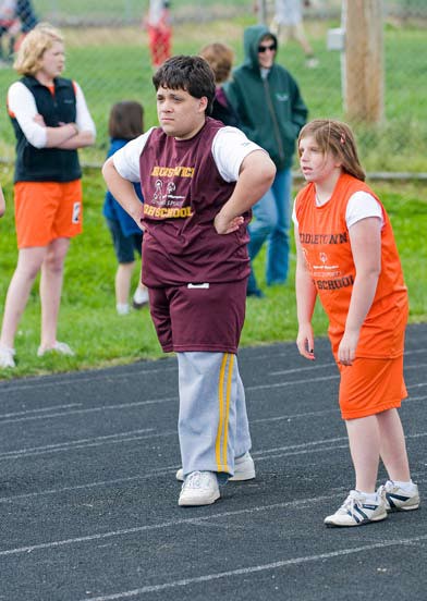 photo of children participating in unified sports