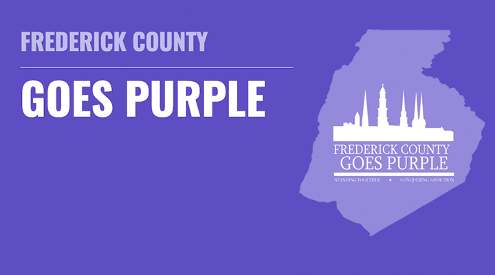 Frederick County Goes Purple